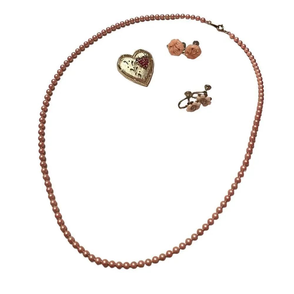 ๐คฏ5/$25๐คฏโVintageโJewelryโBundleโLotโPink